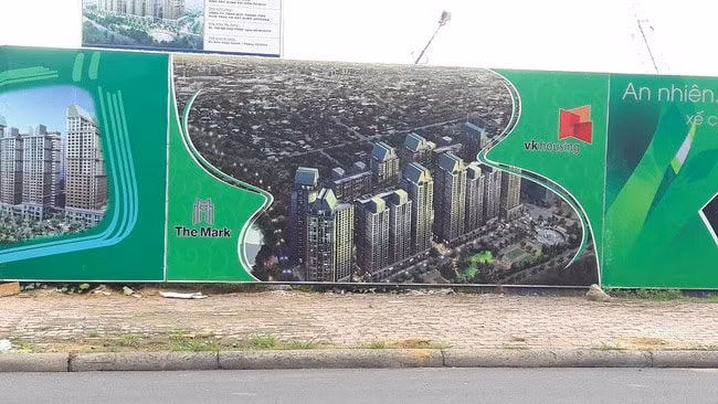 Dự án The Mark quận 7 tranh chấp kéo dài nhiều năm nên chưa thể thi công thực hiện dự án.