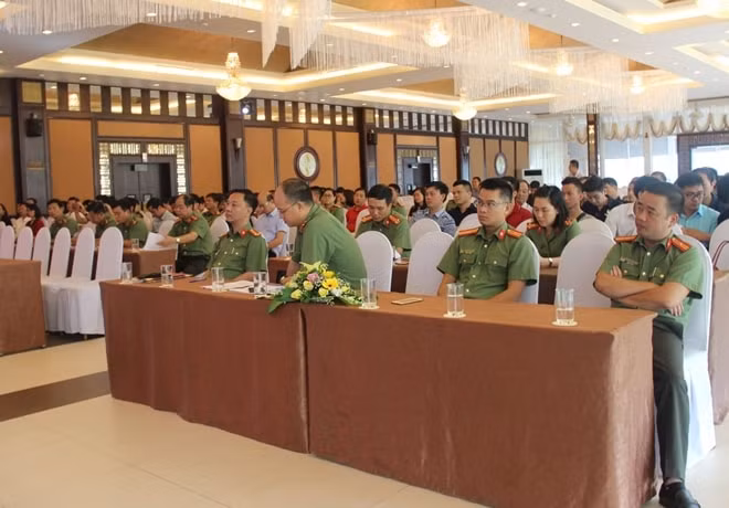 Quang cảnh Tọa đàm nâng cao chất lượng chương trình PTTH CAND. Ảnh: cand.com.vn
