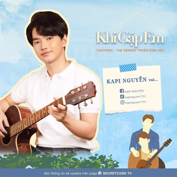 Kapi Nguyễn cùng đàn guitar - biểu tượng tình yêu của cặp 2gether