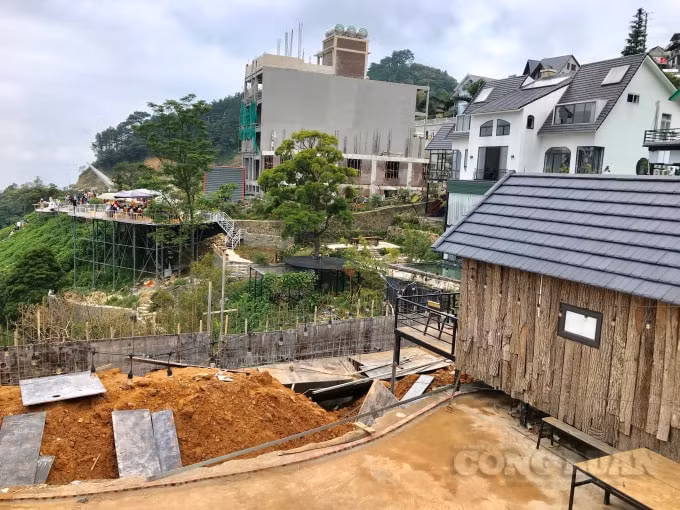 Hàng trăm công trình, khách sạn, homestay,… xây không phép, sai phép kéo dài tại thị trấn Tam Đảo