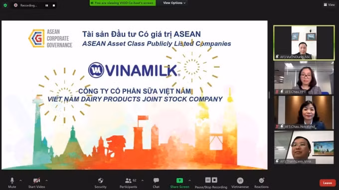 Kết quả của Vinamilk được công bố trong diễn đàn Thường niên 2020 của Viện thành viên hội đồng quản trị Việt Nam (VIOD) được tổ chức theo hình thức trực tuyến.