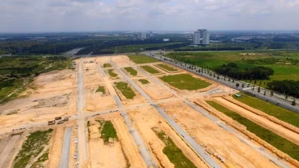 Một khu đất công liên quan đến việc chuyển nhượng trái phép tại TP Thủ Dầu Một, tỉnh Bình Dương