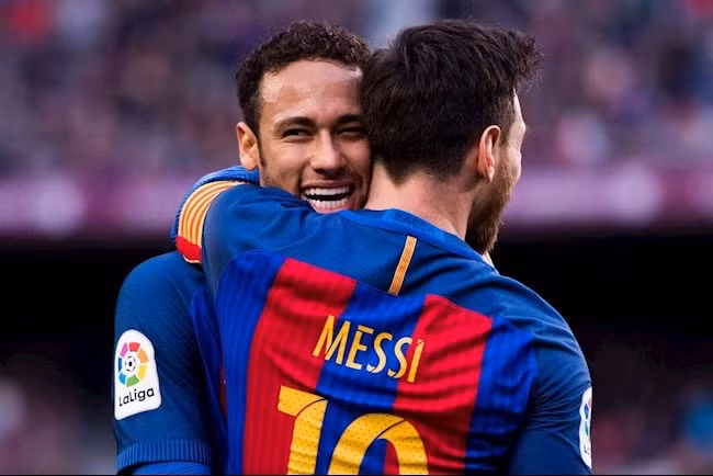 Tiền đạo Messi bỏ phiếu cho Neymar ở danh hiệu The Best 2020. Ảnh: internet