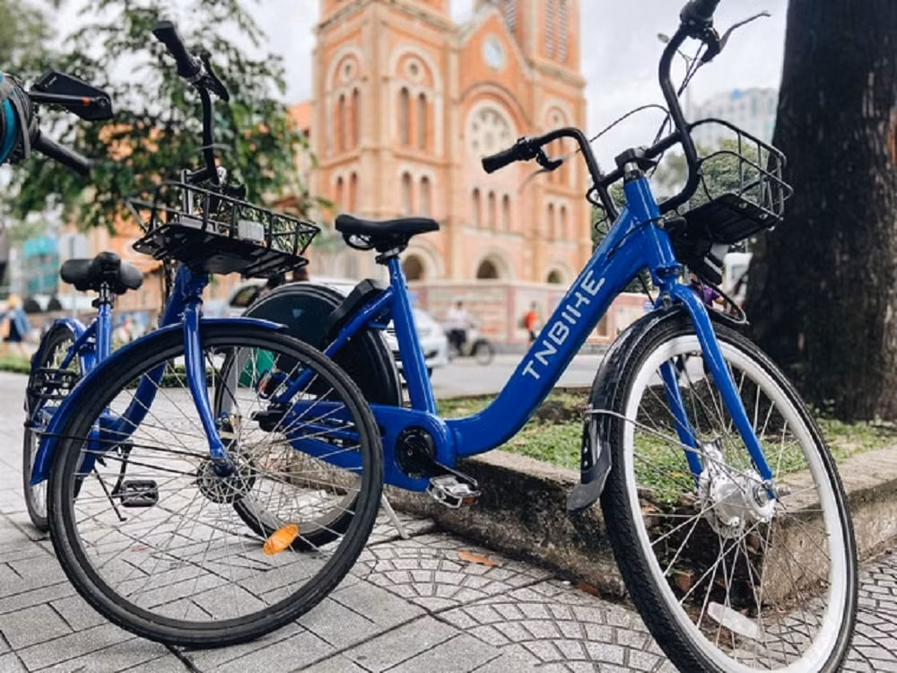 Mô hình xe đạp công cộng Mobike sắp được thí điểm ở trung tâm Sài Gòn.