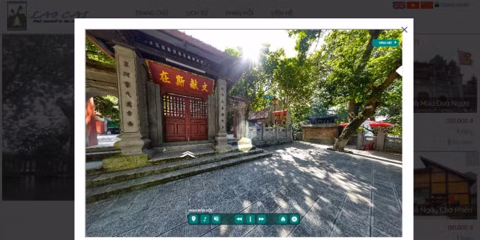 3D Đền Thượng tại Cổng thông tin Du lịch tỉnh Lào Cai.
