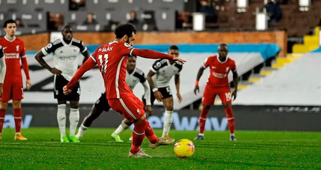 Cầu thủ Salah gỡ hòa cho Liverpool. Ảnh: thethaovanhoa.vn