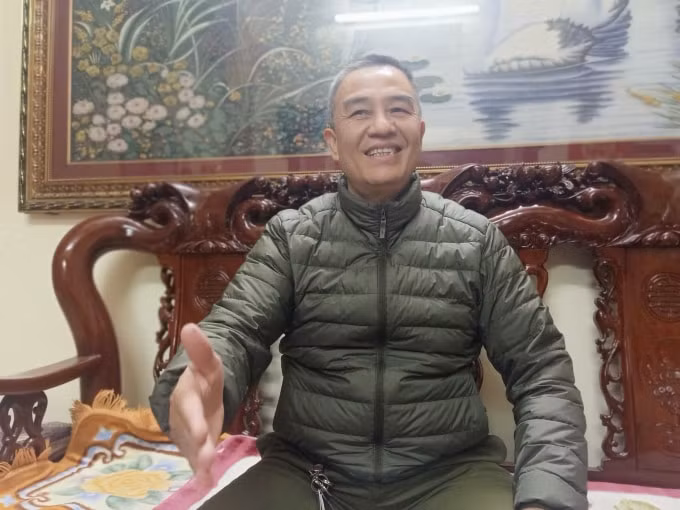 Ông Nguyễn Văn Hải, cán bộ hưu trí (phường Cổ Nhuế 1, Bắc Từ Liêm, Hà Nội)