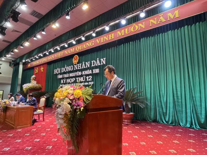 Ông Trịnh Việt Hùng - Tân Chủ tịch UBND tỉnh Thái Nguyên. Ảnh: Hoàng Dương
