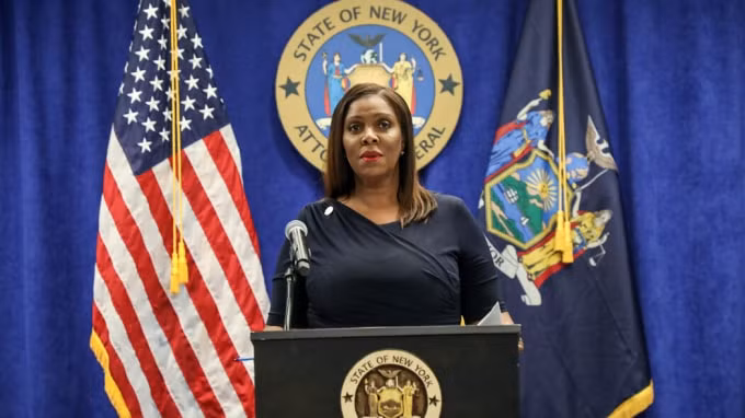 Tổng chưởng lý Letitia James của New York, người dẫn đầu cuộc điều tra nhiều bên về Facebook, đã kêu gọi các tòa án ngăn hành vi “chống cạnh tranh” để bảo vệ các doanh nghiệp nhỏ - Ảnh: New York State