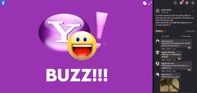 Cư dân mạng réo tên Yahoo Chat để tạm thay thế Mesenger.