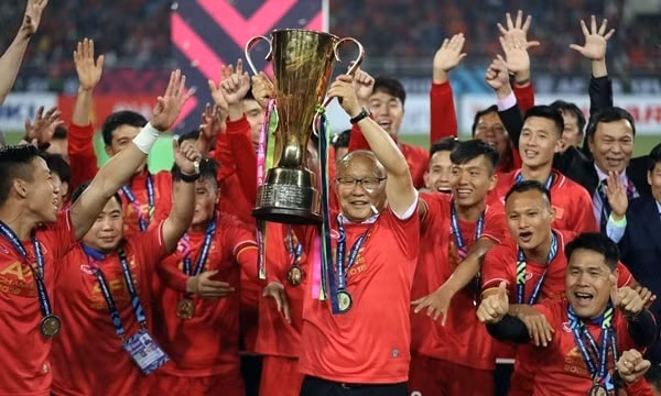 Đội tuyển Việt Nam đã kết thúc năm 2020 với vị trí thứ 93 trên bảng xếp hạng FIFA. Ảnh: internet.