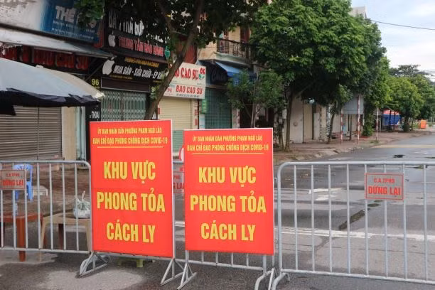 Khu phố Ngô Quyền luôn được thực hiện cách ly nghiêm ngặt