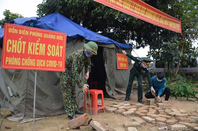 Đồn biên phòng Quảng Đức, Quảng Ninh. Ảnh: TL.