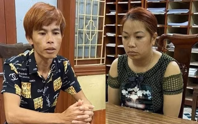 Nguyễn Thị Thu (phải) và đồng phạm tham gia bắt cóc bé trai 2 tuổi ở Bắc Ninh. Ảnh: TL.