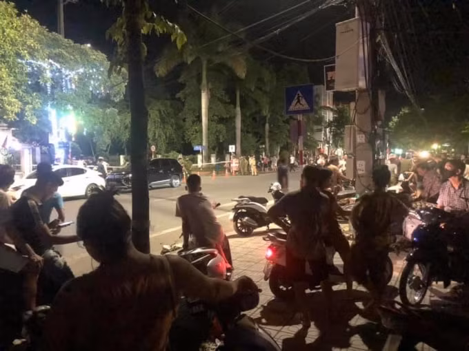 Hiện trường vụ việc. Ảnh: Phúc Trường