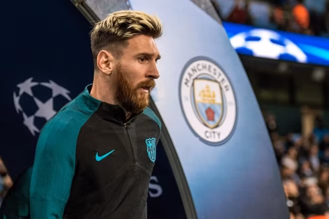Tiền đạo Messi sẽ giúp Man City thực hiện tham vọng vô địch Champions League. Ảnh: internet.