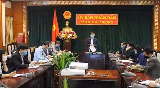UBND tỉnh Hải Dương họp chỉ đạo công tác phòng chống dịch bệnh Covid-19