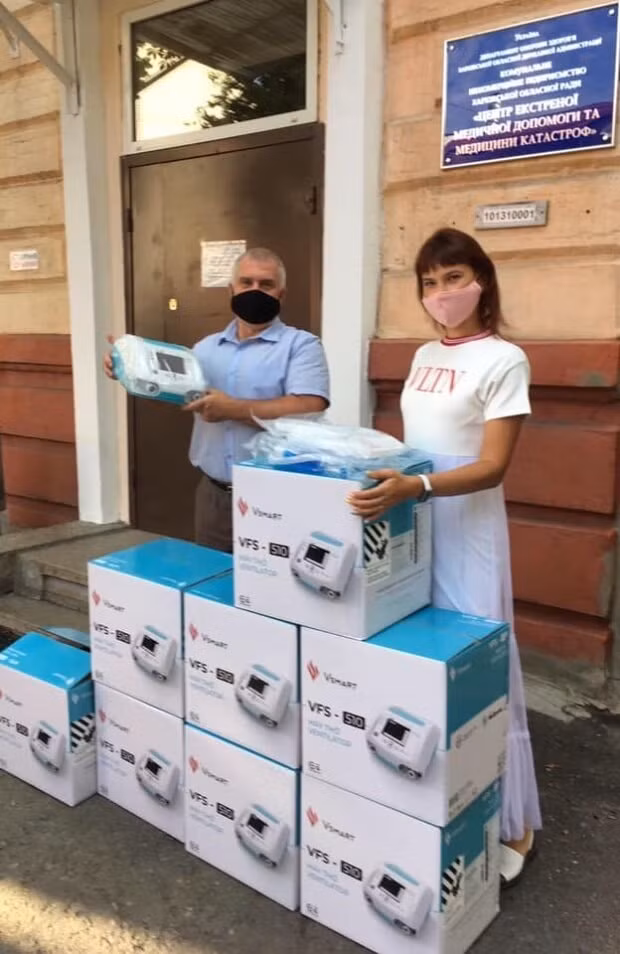 Trung tâm Chăm sóc khẩn cấp & Y học thảm hoạ đã nhận hàng loạt máy thở Vsmart VFS-510 với tiêu chuẩn chất lượng quốc tế, đảm bảo yêu cầu chăm sóc và điều trị tại Kharkov (Ukraina)
