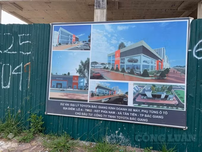 Thông tin về công trình của Toyota Bắc Giang.