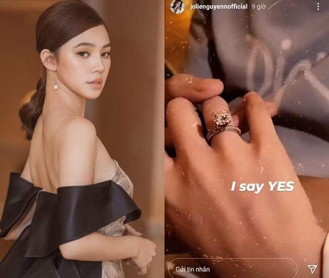 Bức ảnh khiến nhiều người cho rằng Jolie Nguyễn đã nhận lời cầu hôn từ ai đó, sắp trở thành 