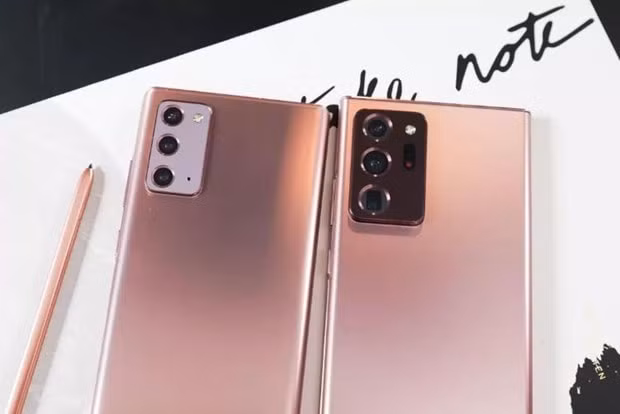 'Mẫu điện thoại phablet Galaxy Note 20' chính thức được tung ra thị trường. Ảnh: internet.