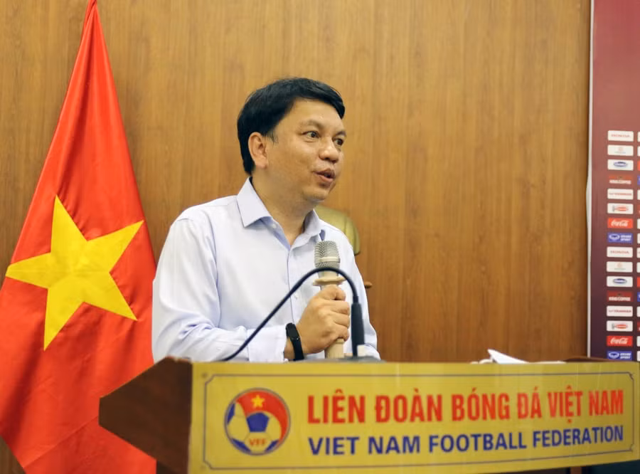 Ông Lê Hoài Anh - Tổng thư ký Liên đoàn bóng đá Việt Nam (LĐBĐ) Việt Nam. Ảnh: internet.