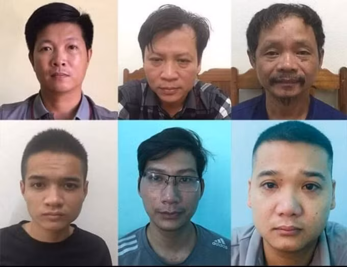 Các đối tượng trong vụ tống tiền bị cơ quan CA tỉnh Thanh Hoá bắt giữ