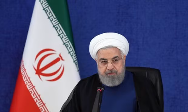 Tổng thống Iran Tổng thống Iran Hassan Rouhani tuyên bố Iran không còn phải tuân thủ các thỏa thuận đã ký kết - Ảnh: Getty