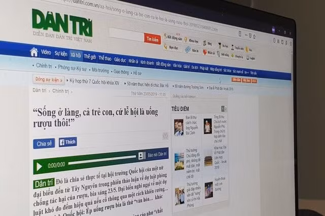 Công cụ báo nói&nbsp;Dân trí&nbsp;giúp độc giả có thể theo dõi nội dung bài báo vừa có thể thư giãn mà không cần phải tập trung vào màn hình