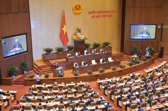 Toàn cảnh kỳ họp thứ 7, Quốc hội khóa XIV.