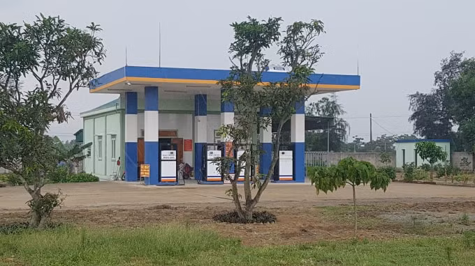 Đại lý bán lẻ xăng dầu Xuân Thành đã được quy hoạch xây dựng và đi vào hoạt động ở khu vực mới. Ảnh PV