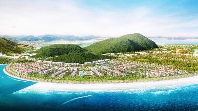 Phối cảnh dự án Sungrand City (Premier Village giai đoạn 3) nằm trong quần thể Sun Group Hạ Long.