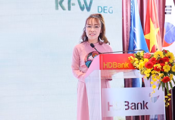 Bà Nguyễn Thị Phương Thảo- Chủ tịch HĐQT Tập đoàn Sovico, Phó Chủ tịch Thường trực HĐQT HDBank.