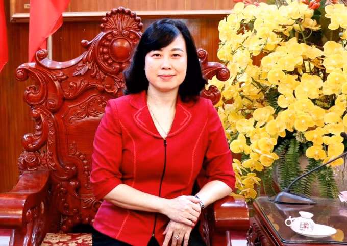 Bà Đào Hồng Lan - Ủy viên dự khuyết Trung ương Đảng, Phó Bí thư Thường trực Tỉnh ủy Bắc Ninh.