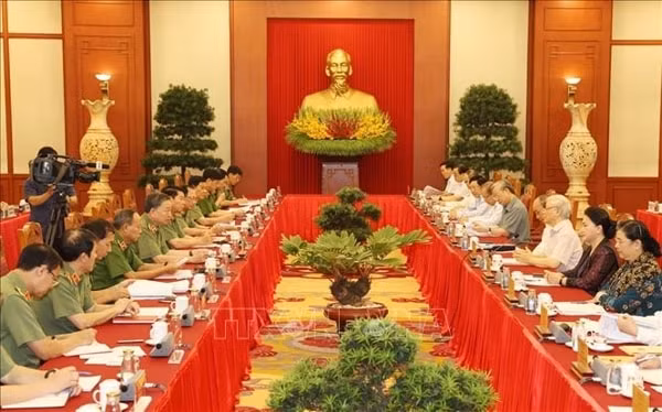 Toàn cảnh buổi làm việc. Ảnh: TTXVN