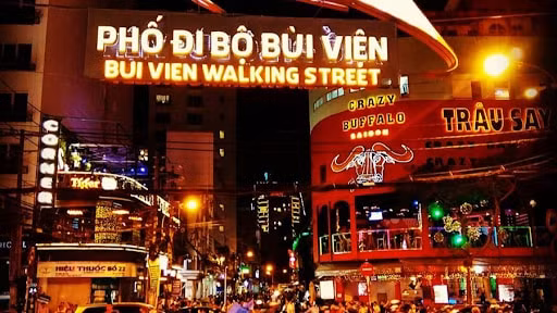 Một góc Phố đi bộ Bùi Viện. Ảnh: TL