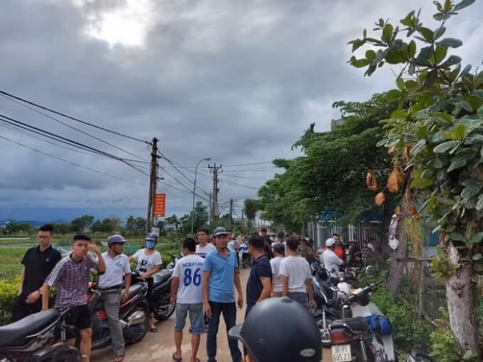 Hiện trường nơi xảy ra vụ án mạng. Ảnh: TL