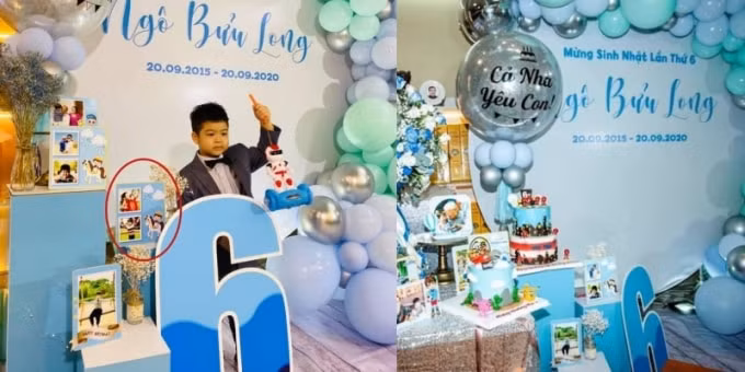 Khung hình mẹ con Nhật Kim Anh chụp vào Tết 2020 đã bị tháo hẳn ra. (Ảnh: FBNV)