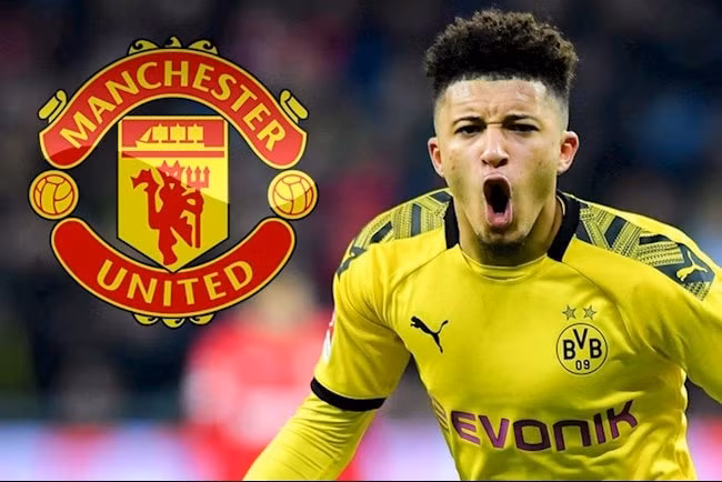 MU sẵn sàng bỏ ra 90 triệu để đem về Jadon Sancho. Ảnh: internet.