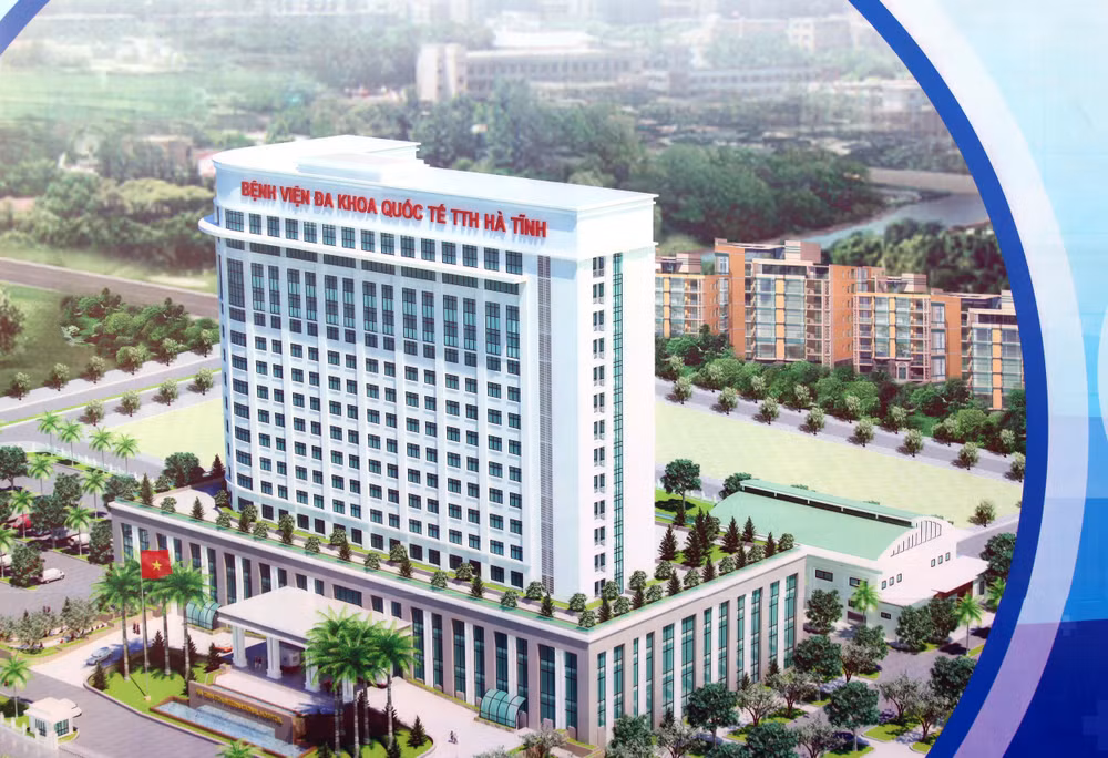 Phối cảnh Bệnh viện Đa khoa Quốc tế TTH Hà Tĩnh
