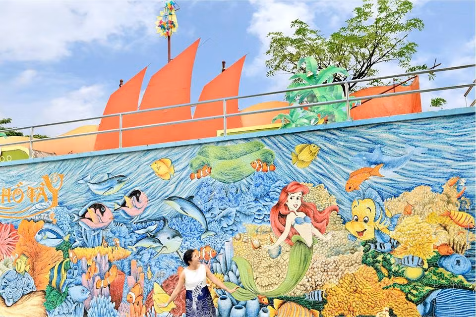 Công trình bể tạo sóng tại Công viên Hồ Tây đoạt Huy chương Đồng hạng mục nghệ thuật