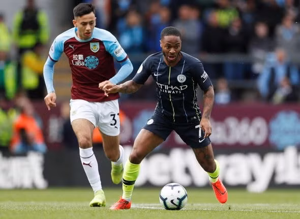 Chủ nhà Burnley đã gây rất nhiều khó khăn cho Man City. Ảnh: Getty