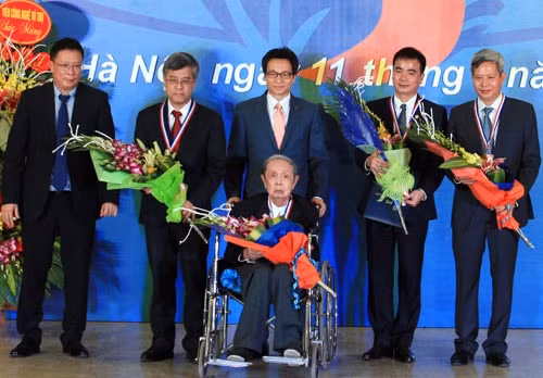Lễ trao giải thưởng Trần Đại Nghĩa năm 2016. Ảnh:&nbsp;Phạm Phượng.