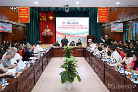 Báo Quân đội nhân dân tổ chức tọa đàm nâng cao chất lượng tổ chức Cuộc thi viết “Bảo vệ nền tảng tư tưởng của Đảng trong tình hình mới”