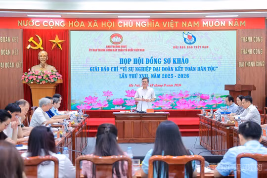 2.767 tác phẩm dự Giải báo chí “Vì sự nghiệp Đại đoàn kết toàn dân tộc” lần thứ XVII