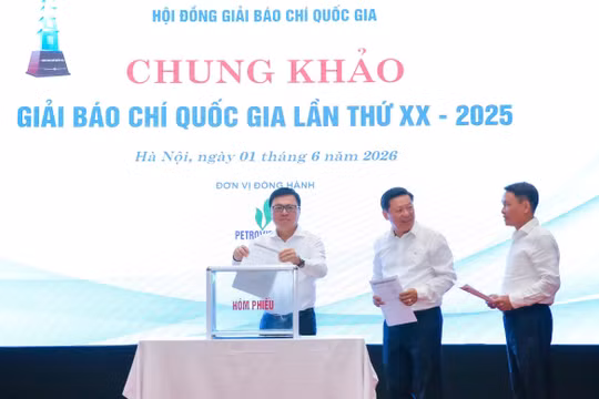 124 tác phẩm đoạt Giải Báo chí Quốc gia lần thứ XX