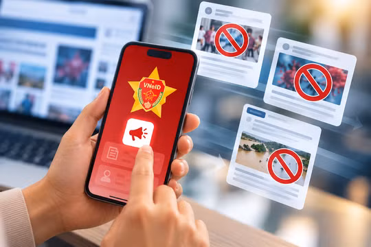 Phát hiện tin giả, tin sai sự thật, người dân có thể phản ánh qua VNeID