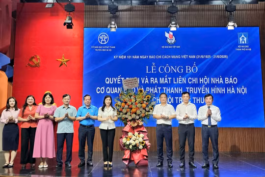 Ra mắt Liên Chi hội Nhà báo Cơ quan Báo và Phát thanh, Truyền hình Hà Nội