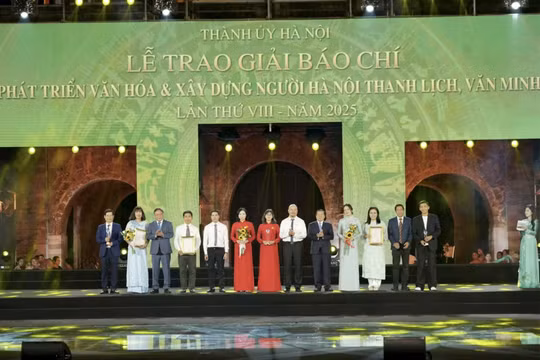 Gia hạn thời gian nhận tác phẩm dự Giải Báo chí về phát triển văn hóa và xây dựng người Hà Nội thanh lịch, văn minh