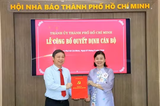 Nhà báo Lý Việt Trung giữ chức Phó Chủ tịch chuyên trách Hội Nhà báo TP HCM